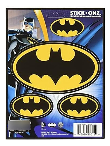 Calcomanía De Logotipo De Murciélago De Batman A Color, Dc C