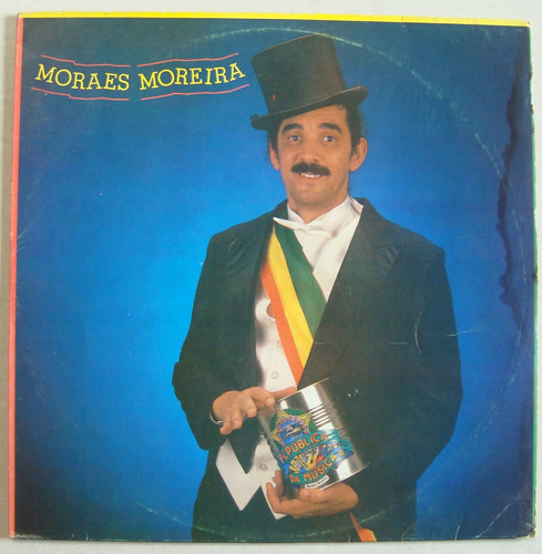 Lp Moraes Moreira 1988 República Da Música, Vinil C Encarte