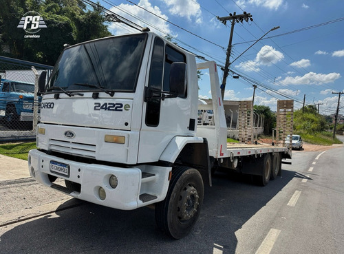 Ford Cargo 2422 6x2 Com Prancha