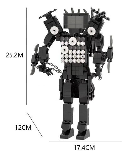 Toys Titan Tv Man Building Block Mejorados Para Inodoro Skib