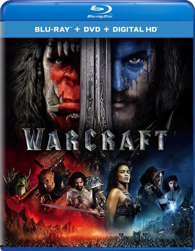 Warcraft Importacion Blu-ray + Dvd + Ultraviolet Digital Hd