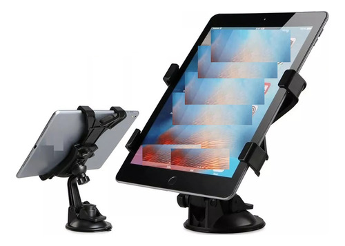 Soporte Auto Universal Tablet, iPad Ventosa