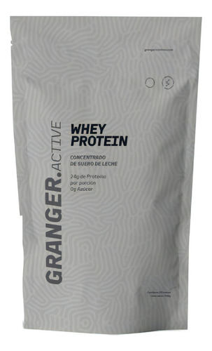 Whey Protein Granger Proteina En Polvo 24g Proteina 750g Sabor Vainilla