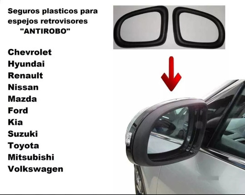Juego Protector Seguro Espejo Luna Suzuki Swift Mod 2012/16 (Usado)