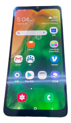 Display Compatible Con Samsung A70 Oled Con Marco Small Glas Negro