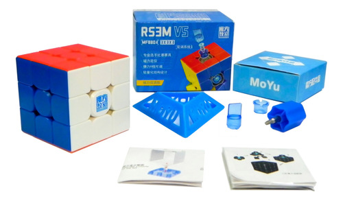 Cubo Rubik Moyu Rs3m V5 2023 3x3 Magnético Stickerless