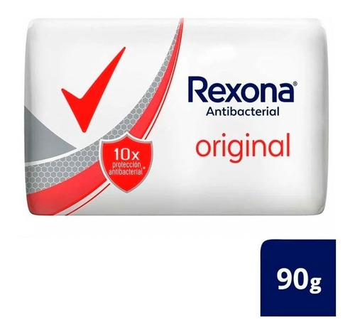 Jabon En Barra Rexona Antibacterial Original X 90 Gr