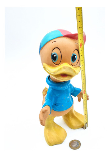 Muñeco Goma Sobrino Pato Rico Disney Rayito De Sol - Juguete (Usado)