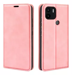 Funda Para Xiaomi Redmi A1 Plus Flip Cover Rosa Antishock