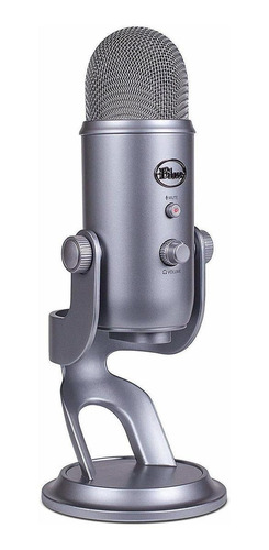 Imagen 3 de 3 de Micrófono Blue Yeti condensador multipatrón space gray