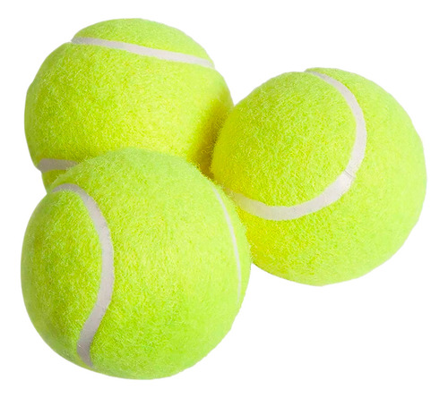 Pelota Tenis Element Resources Para Perro Paquete 3 Piezas Resistentes Color Amarillo