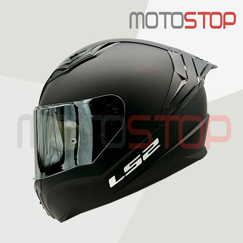 Casco Integral Ls2 Ff810 Negro Matte / Mica Espejo Dia Noche
