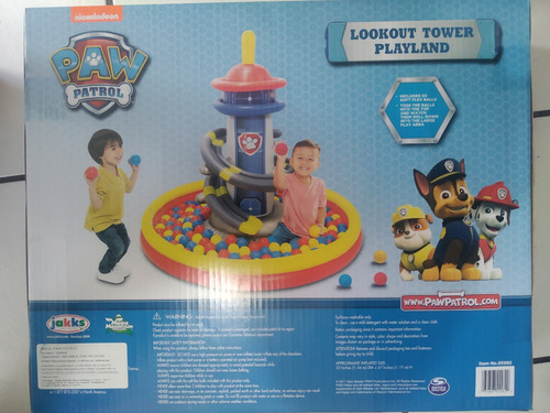 Paw Patrol Torre De Juegos Con 50 Pelotas Jakks Pacific