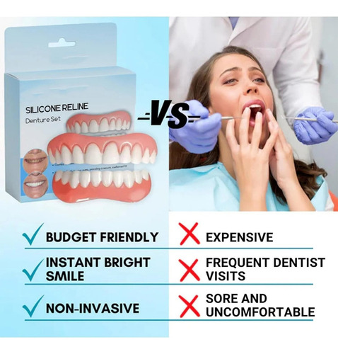 - Kit De Revestimiento De Silicona Perfect Fit Denture .