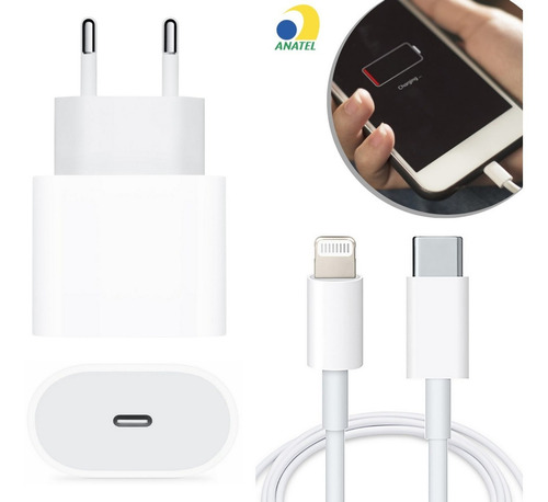 Fonte Carregador 3 X Mais Rapido Para iPhone Com Entrada Tip