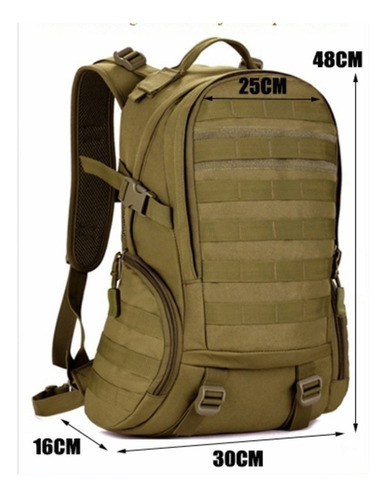 Mochila 25 Litros Militar Outdoor/tactica/urbana/trekking