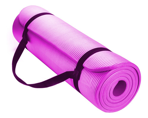 Mat Yoga 10 Mm Alfombra Resistente Gruesa Varios Colores D