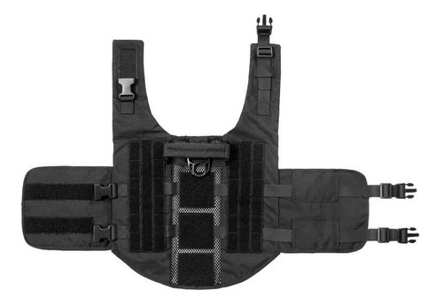 Arnés Táctico Para Perros Estilo K9 + Sistema Molle 25-35 Kg