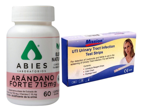 Pack Arándano Forte + Tiras Test Infección Urinaria