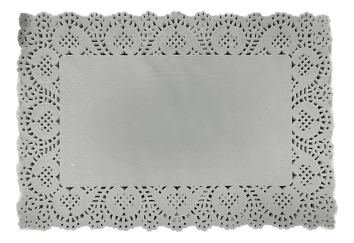 Blonda Rectangular Blanca N`15, 46cm X 390 Cm 80 Unidades