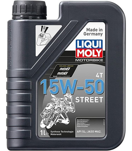 Liqui Moly  - Aceite De Motor Para Moto 4t 15w-50, 4 Litros