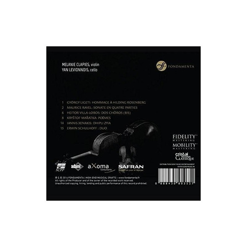 Ligeti/ravel/xenakis/clapies/levionnois Pierrots Lunaires Cd