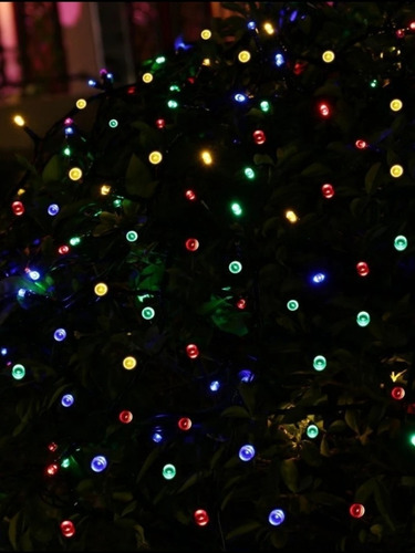 Serie Led Solar Colores Serie Colors 11 Mts 100 Leds Fiestas