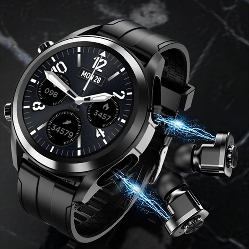 Reloj Deportivo Smart Watch Tws Audífono 2 En 1 Audífono