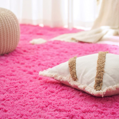 Alfombra Hwayw Modern Fluffy Area, Alfombras Peludas Para...