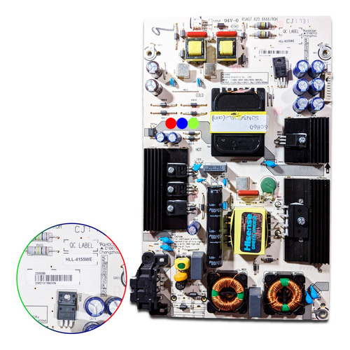 Fuente  Hisense 50h6d / Rsag7.820.6666/roh - Nueva