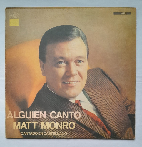 Vg Disco Vinilo Lp Alguien Canto - Matt Monro En Castellano