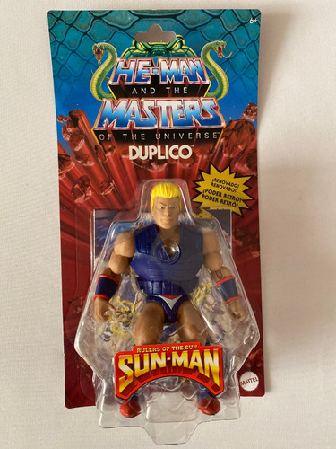 Duplico Snake Men Motu Origins Retro Play Mattel W12 Sun Man (Usado)