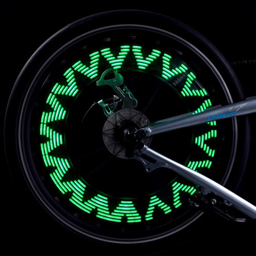 2 Ruedas De Bicicleta Luces Impermeables Llanta De