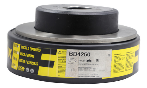 Kit Disco De Freio Tras. Bd4250 Peugeot 406 V6 - Cód.10251