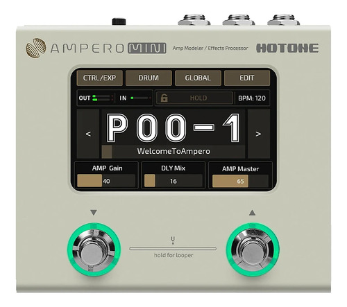 Hotone Multiefectos Mp-50vn Ampero Mini Ir 198 Presets