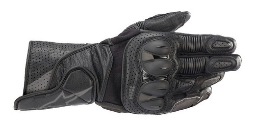 Luva Alpinestars Sp 2 V3 Preto Anthracite Couro Fxm Tamanho 4G - 3XL