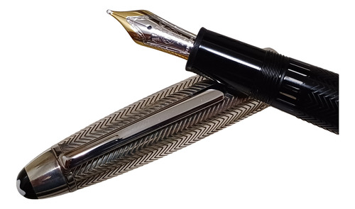 Montblanc Tinteiro Legrand Doue Guiloche M Preto Preto
