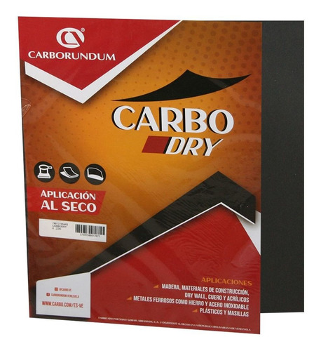 Imagen 1 de 8 de Lija En Pliego Carbo Dry, 230mm X 280mm, G-220