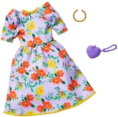 Imagem 1 de 3 de Roupas E Acessórios Da Barbie - Vestido Mattel Ms