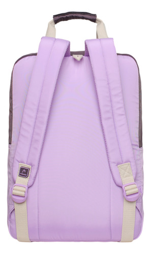 Mochila Urbana Mujer Element Color Block Lila Head