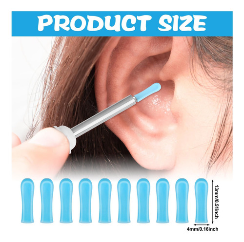 Puntas De Cuchara De Oreja De 60pcs De 60pcs Silicona Spoon