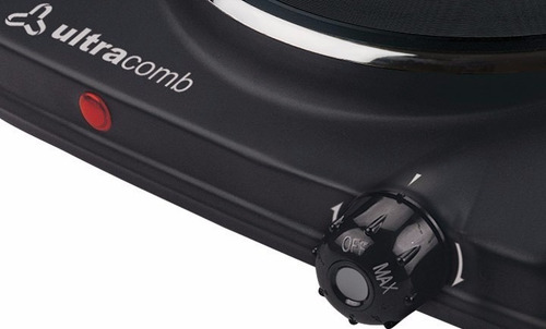 Imagen 2 de 3 de Anafe eléctrico Ultracomb AN 2200 negro 220V - 240V