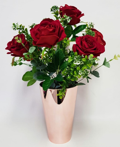 Arranjo Floral De Rosas Grande Flores Presente Aniversário | Parcelamento  sem juros