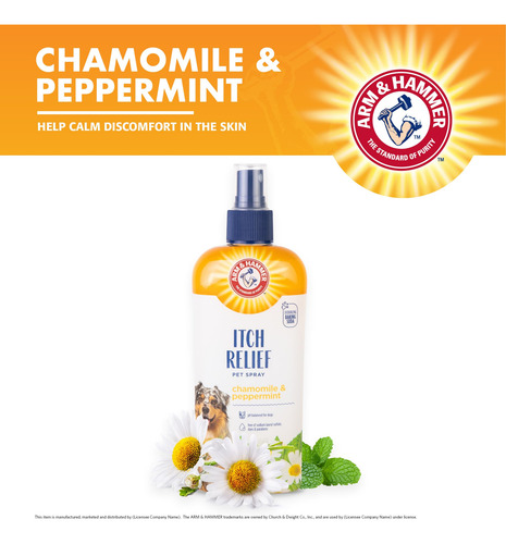 Pulverizador Itch Relief Arm & Hammer Para Mascotas Y Perros
