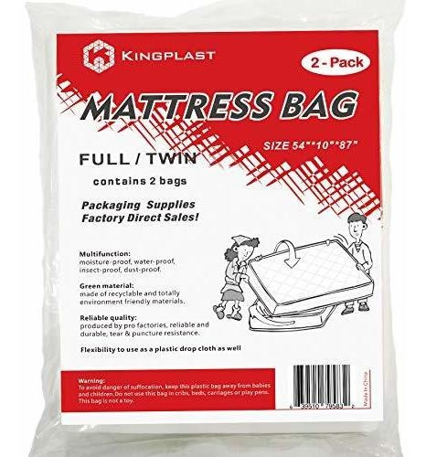 Paquete De 2 Bolsas De Colchón K Kingplast Dobles O Completa