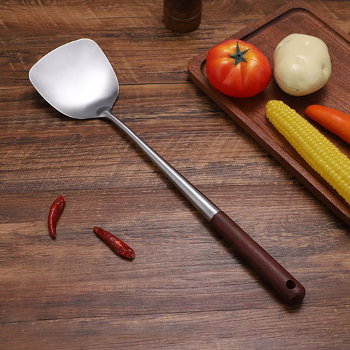 Cucharones De Sopa Chinos Con Pala Plana Para Huevos De Acer