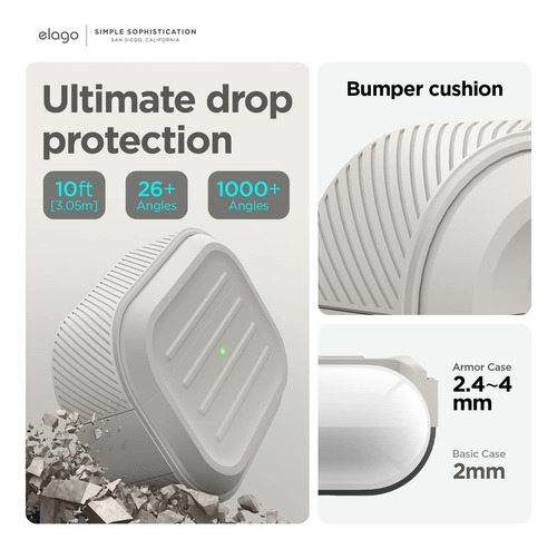 Capa Elago Armor Compatível Com AirPods Pro De 2ª Geração
