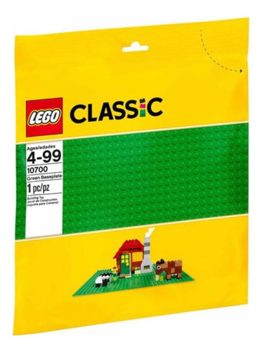 Blocos de montar LegoClassic Green baseplate 1 peça em sacola