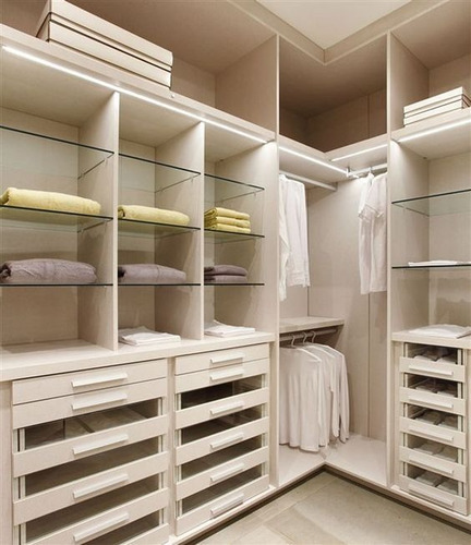 Closet Planejado + Plano De Corte + Imagem Realista