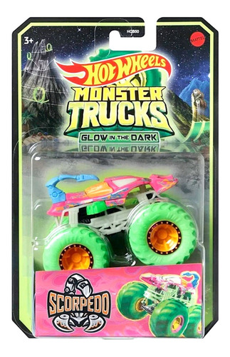 Hot Wheels Monster Trucks Fosforescente Scorpedo